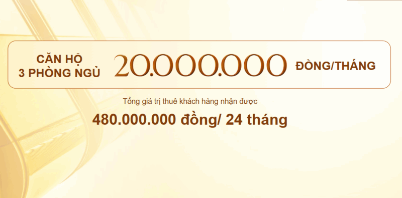 Cara River Park cam kết thuê lại