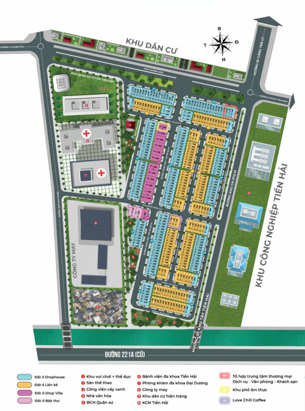 Mặt bằng Tiền Hải Center City