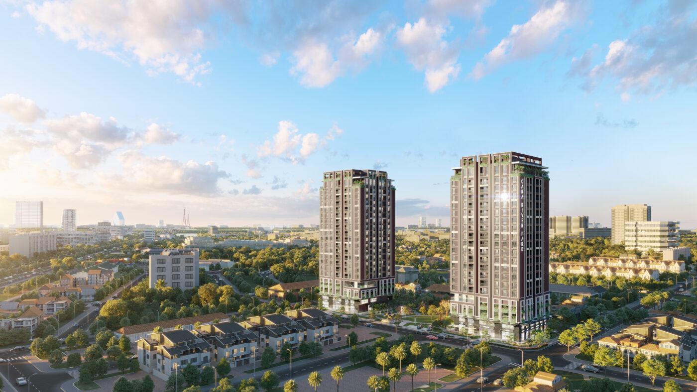 phối cảnh ngày Cara River Park Cần Thơ