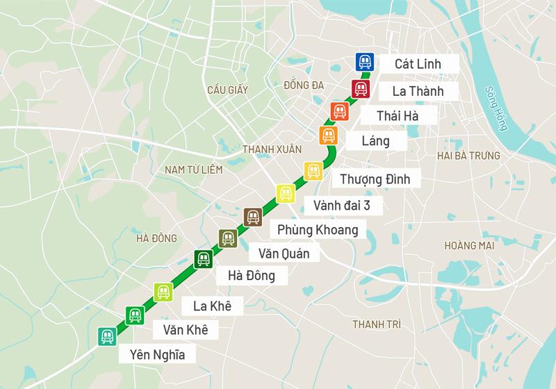 Tuyến Metro Cát Linh – Hà Đông