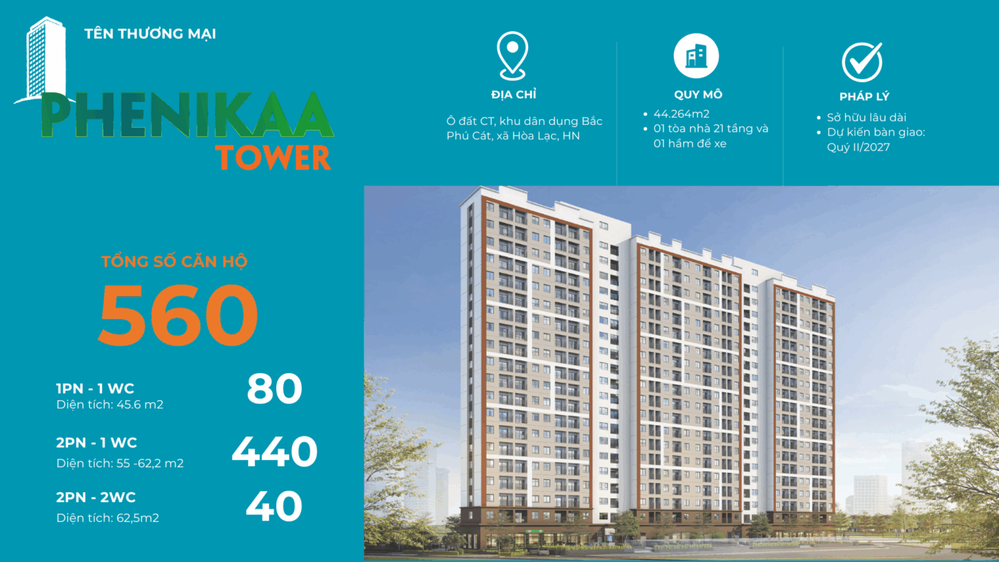 Tổng quan Phenikaa Tower Hòa Lạc