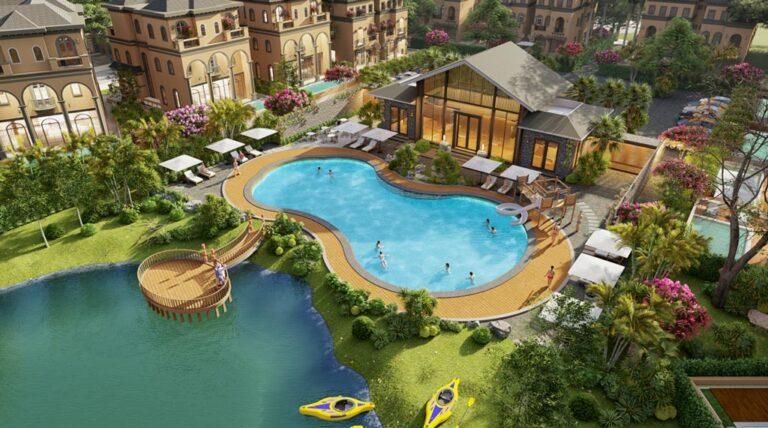 bể bơi biệt thự dasong village