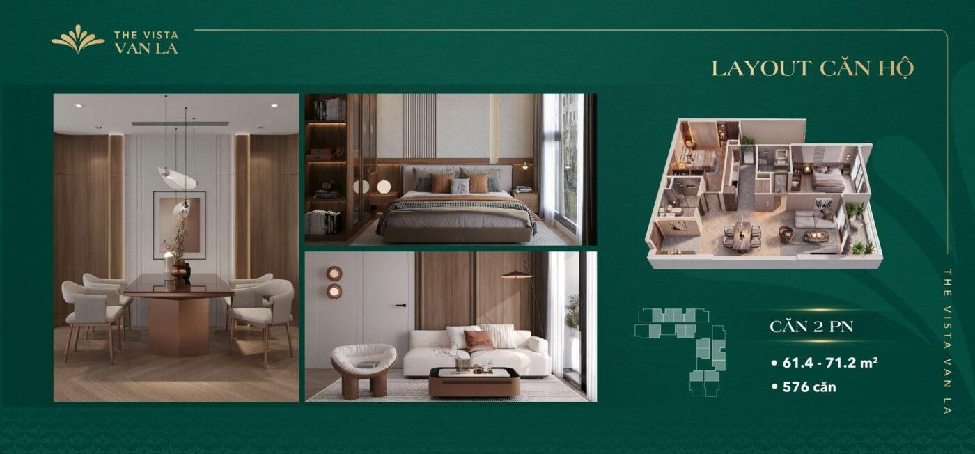 2 phòng ngủ vista văn la