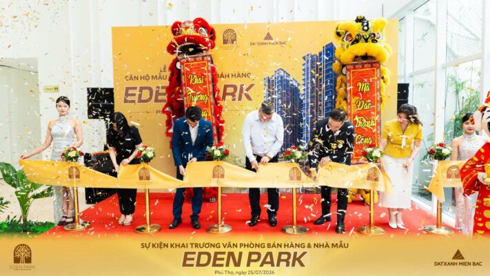 Lễ khai trương nhà mẫu VCI Eden Park.