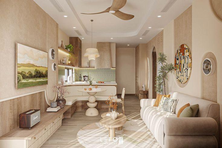 Phong cách nội thất căn hộ chung cư tối giản hiện đại