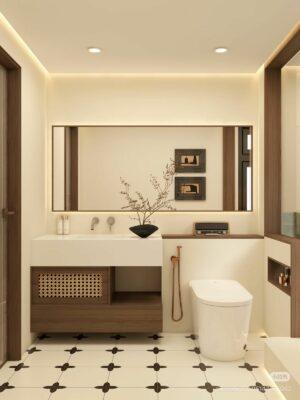 Lỗi thiết kế khi đặt nhà vệ sinh ở giữa nhà ảnh hưởng không gian sống