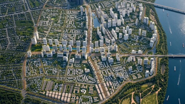Hạ tầng giao thông cầu Vĩnh Tuy và quy hoạch tái thiết đô thị Vĩnh Hưng